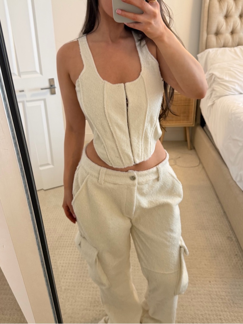 Maniere de voir cargo pants teddy material - Picture 2 of 4